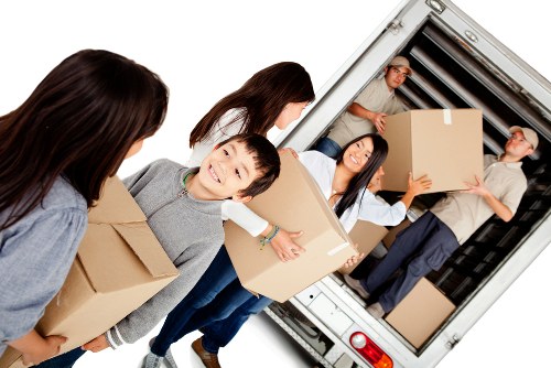 Removal van serving a flat or apartment move in Hounslow