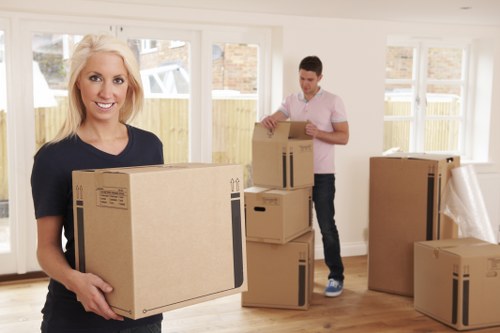Professional moving service supporting a local relocation