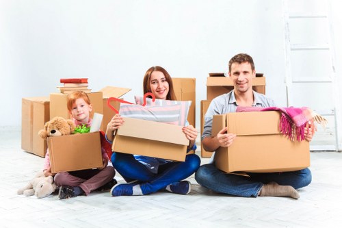 Commercial moving team planning an office relocation in Hounslow