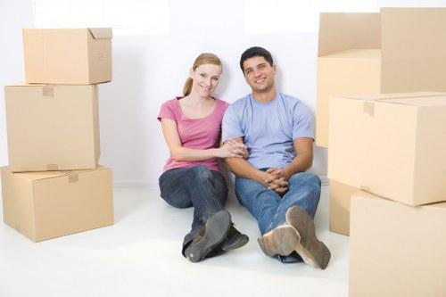 House removalists loading furniture for a home move in Hounslow