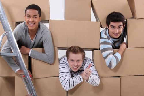 Careful loading of furniture during a Hounslow house move