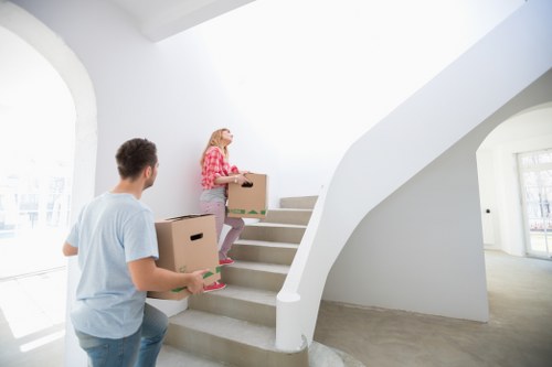 Careful moving of a piano through a property in Hounslow