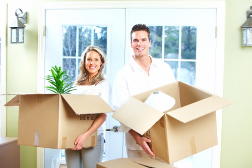 Selection of sturdy cartons, tape, and wrap for packing in Hounslow